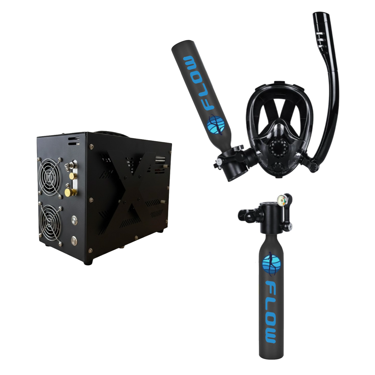 Flow Tank Series 5 + Hand Pump + Turbocharger